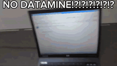 Laptop Screen Saying No Datamine GIF