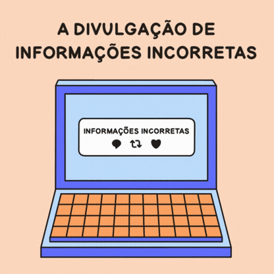 Laptop With A Divulgacao De Informacoes Incorretas GIF