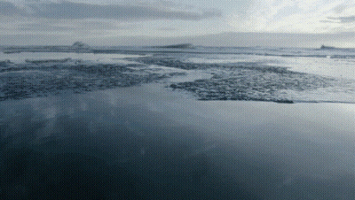 Large Body Of Water With Waves GIF