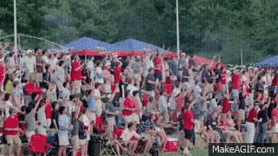 Large Crowd Watching Sporting Event GIF