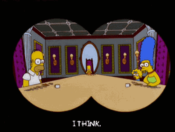 Large Marge And Homer Simpson GIF