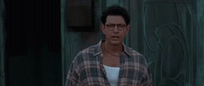 Large Spaceship Flying Over City GIF