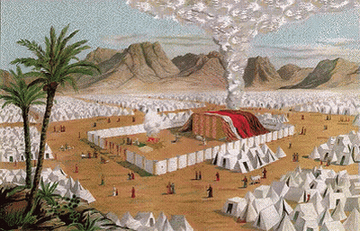 Large Tent In The Desert GIF