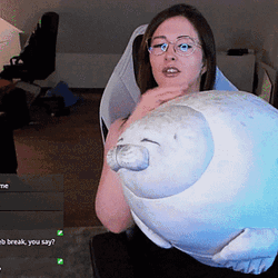 Larkin Love Hugs Fluffy Stuffed Toy GIF