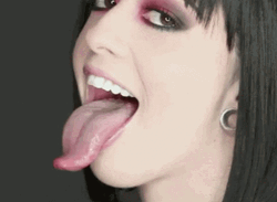 Larkin Love Long Tongue Out GIF