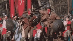 Larp And The Real Girl Battle GIF