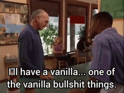 Larry David Having Vanilla Starbucks GIF