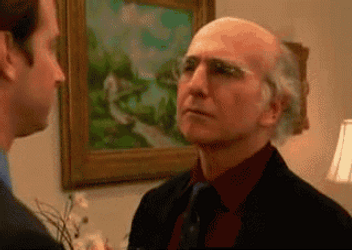 Larry David Judging GIF