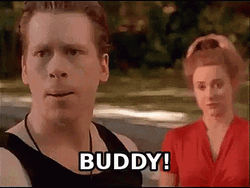 Lars Calls Swimming Buddy GIF
