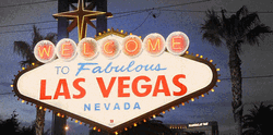 Las Vegas Lights Living Postcard GIF