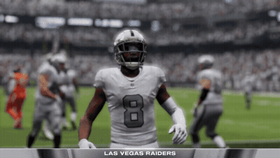 Las Vegas Raiders Football Player Standing On Field GIF