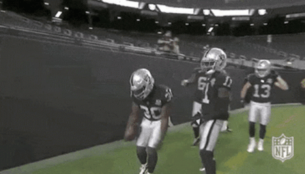 Las Vegas Raiders Players Happy Dance GIF