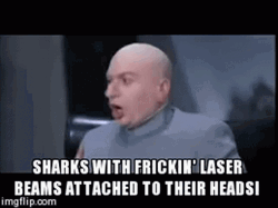 Dr Evil Shark Laser Beam Meme GIF | GIFDB.com
