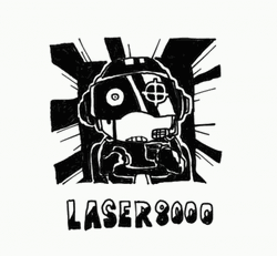 Laser 8000 Moving Artwork GIF