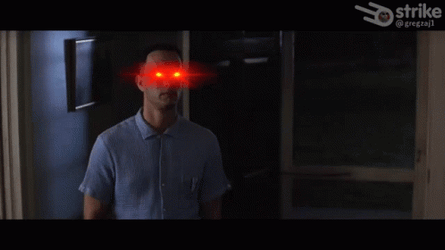 Laser Eye Im Not A Smart Man GIF