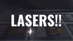 Laser Lights Hitting Floor GIF