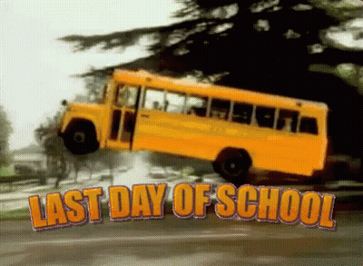 Last Day of School School Bus