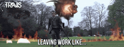 Last Day Of Work Fran Healy Travis Leaving GIF
