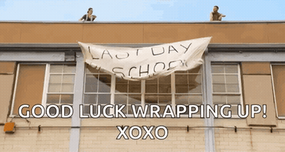 Last Day School Banner GIF
