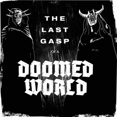 Last Gasp Doomed World Poster Two Monsters GIF