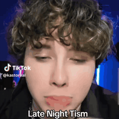 Late Night Tism Face GIF