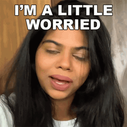 Latina Lady Little Worried GIF