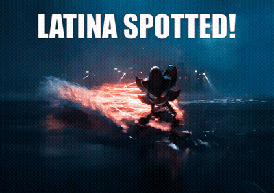Latina Spotted Cartoon Character GIF