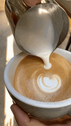 Latte Art Cafe Product GIF
