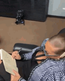 Latto Writing On Her Notebook GIF