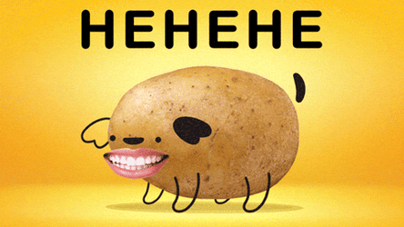 Laugh Potato Out Loud GIF