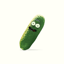 Laughing Animated Pickle