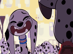 Laughing Cartoon 101 Dalmatian Street GIF