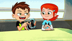 Laughing Cartoon Happy Ben Gwen Tennyson GIF