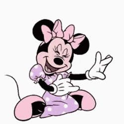 Laughing Cartoon Lmao Happy Minnie Mouse GIF
