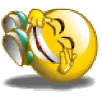 Laughing Crying Pixelated Smiley Sticker