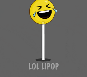 Laughing Emoji Lollipop GIF