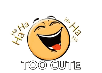 Laughing Emoji Too Cute GIF