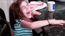Laughing Girl Fall Out GIF