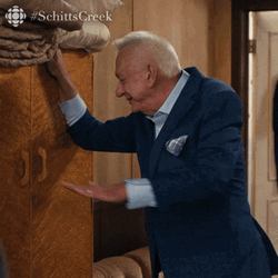Laughing Hard Can't Breathe Bob Schitts Creek GIF