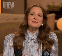 Laughing Hard Drew Barrymore GIF
