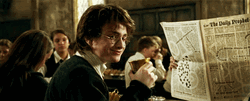 Laughing Hard Harry Potter Water Spill GIF