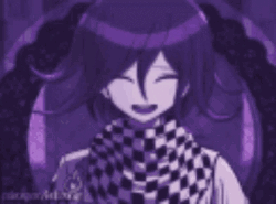 Laughing Kokichi  GIF
