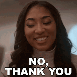 Laughing Lady No Thank You Reaction GIF