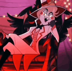 Laughing Lucifer Hazbin Hotel  GIF