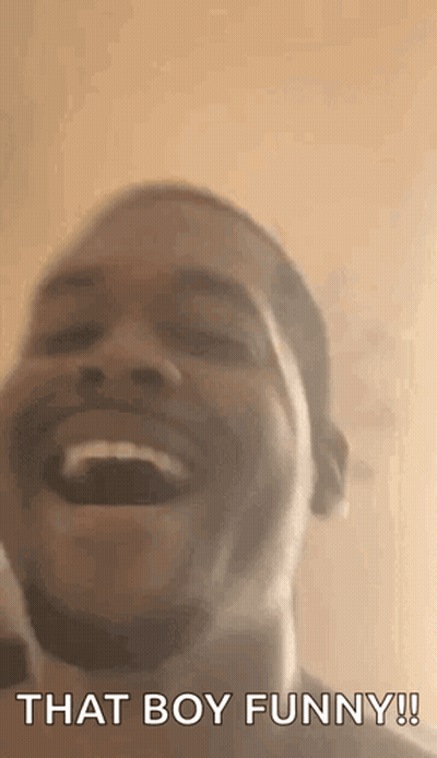 Laughing Man Saying That Boy Funny GIF