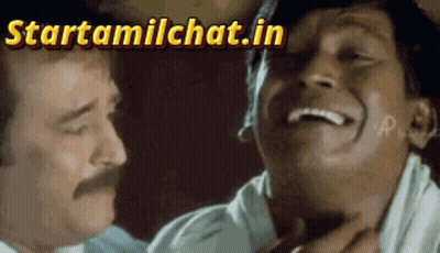 Laughing Man With Mustache Next To Man With Towel GIF