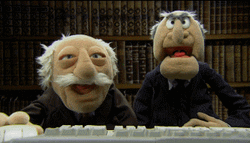 Laughing Meme Muppet Trolls Statler And Waldorf GIF