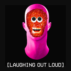 Laughing Out Loud Lol Weird Mask GIF