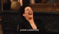 Laughing Out Loud Will And Grace Karen  GIF
