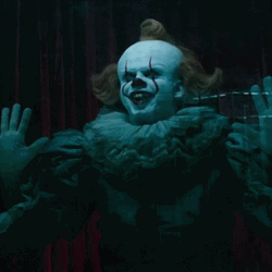 Laughing Pennywise It Terror GIF